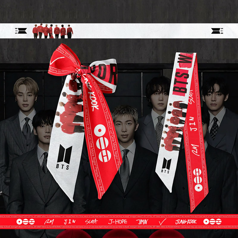 Personalized ARIRANG Tour World Tour Headbands Scarves 2026 Concert Kpop Army Merch B.T.S Kpop Army Concert BTS BangTan Boy Kpop Girls Gift for Fans