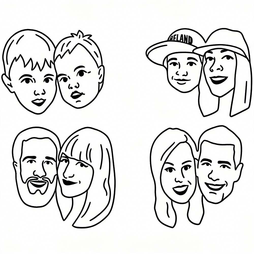 Personalized Couple Face Cookie Cutter Custom Photo Baking Accessory Gift For Anniversary And Wedding Couples