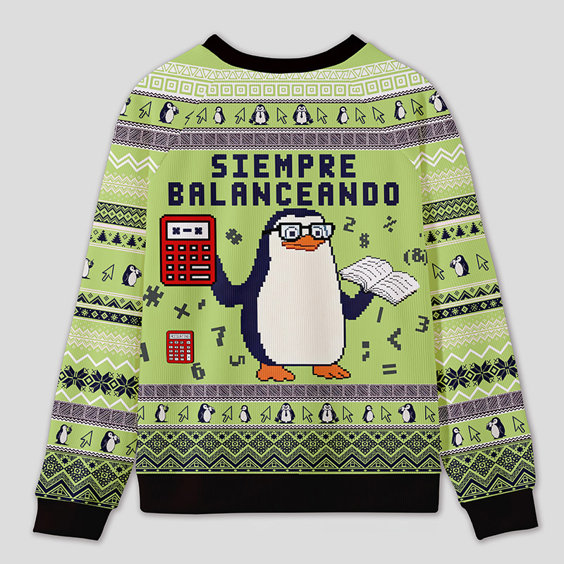 Personalized Finance Golden Goose Parody Ugly Sweater Office Holiday Party Gift for Accountants