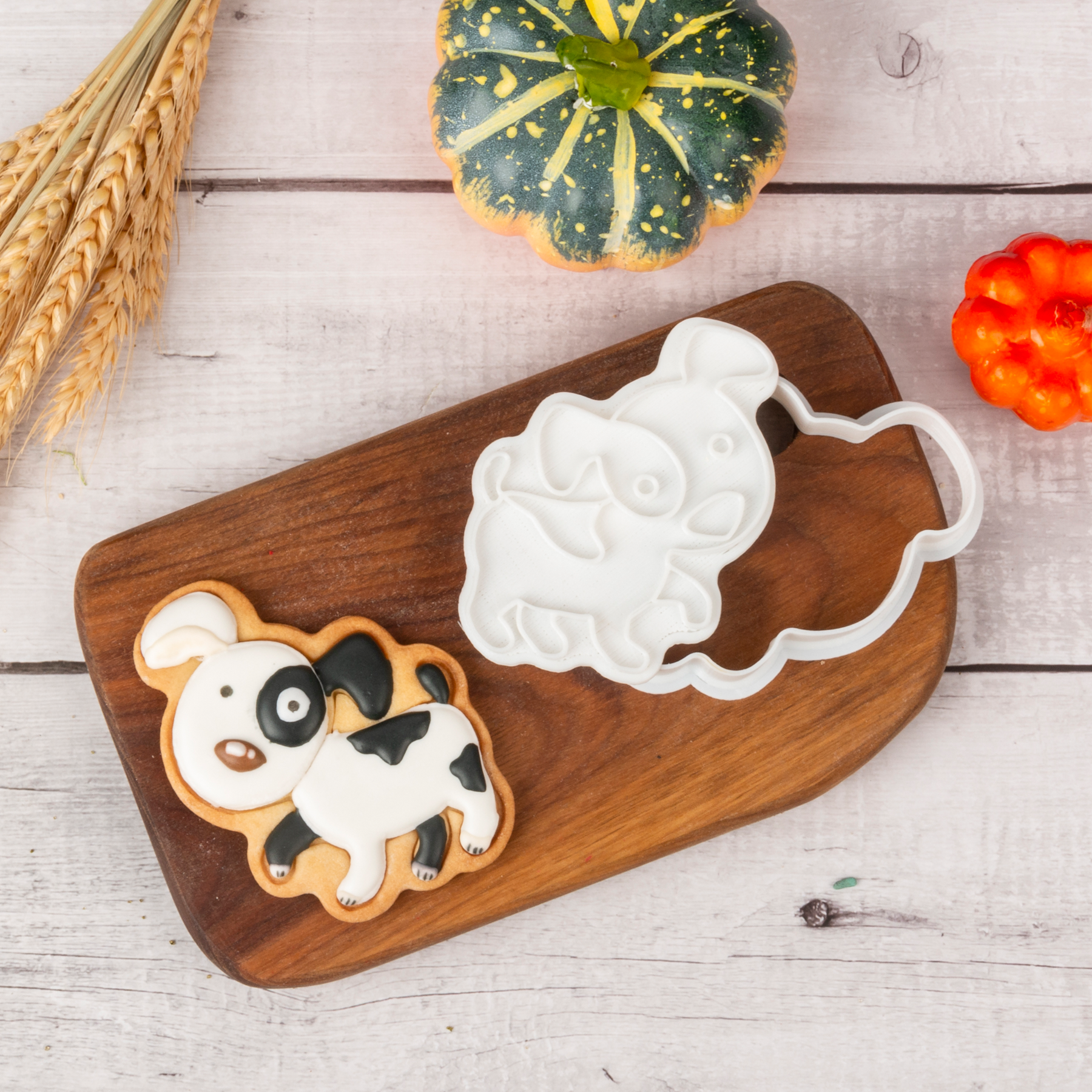 Cow Sheep Rooster Hen Chickens Rabbit Goose Cookie Cutters Cookie Stamp Cookie Molds Home Cookie Cutters