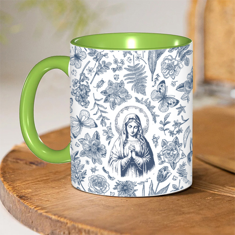 Personalized Armor of God for Football Ceramic Mug with Name Religious Inspirational Gift for Christians