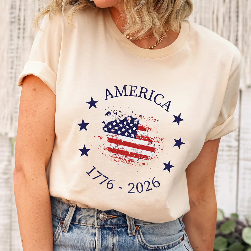 USA 250th Anniversary Tee America 1776 2026 Shirt Stars Stripes 250 Years Freedom T-shirt