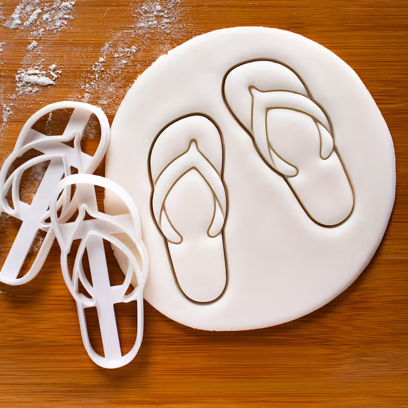 Personalized Surfboard Cookie Cutter Ocean Wave Design 3D Printed Baking Tool Beach Parties Craft Stamp for Fishing Lover