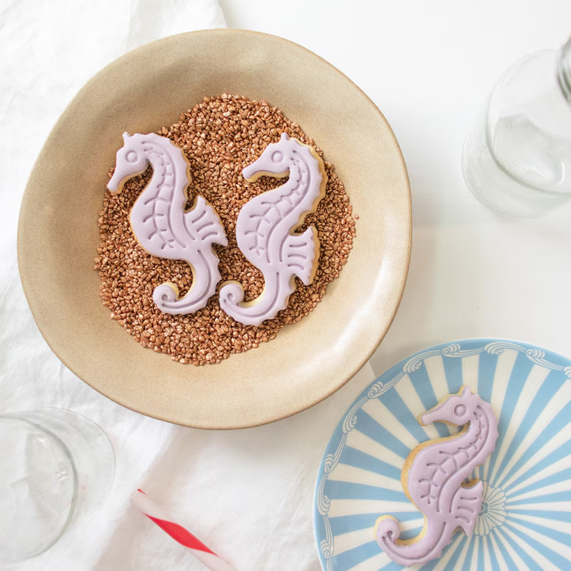 Personalized Seashell Cookie Cutter Beach Ocean Baking Mold 3D Printed Baking Tool Beach Parties Craft Stamp for Fishing Lover