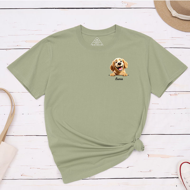 Personalized Dog Lover Dog Name T-Shirt