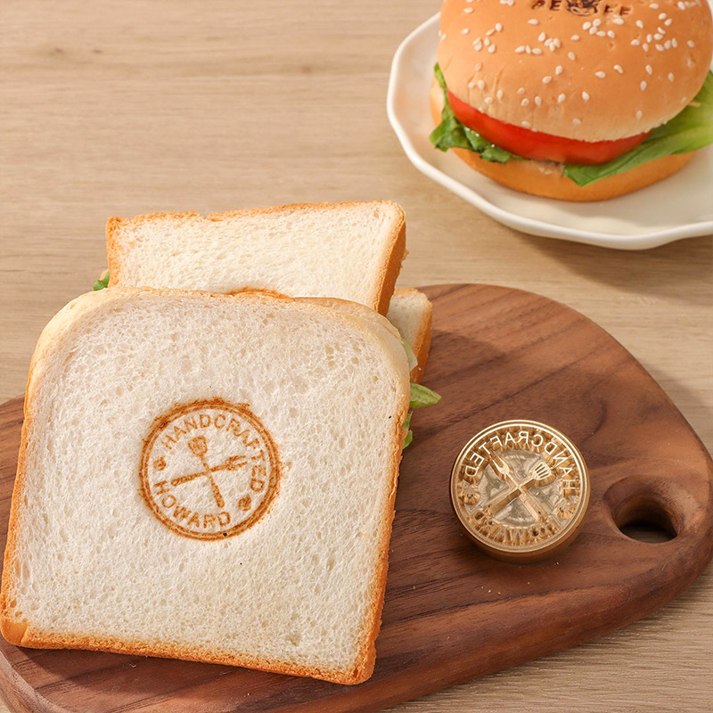 Personalized Branding Iron for Bread Custom Bread Stamp with Name Burger Branding Iron Food Branding Iron Baking Lover Gift Birthday Gift 