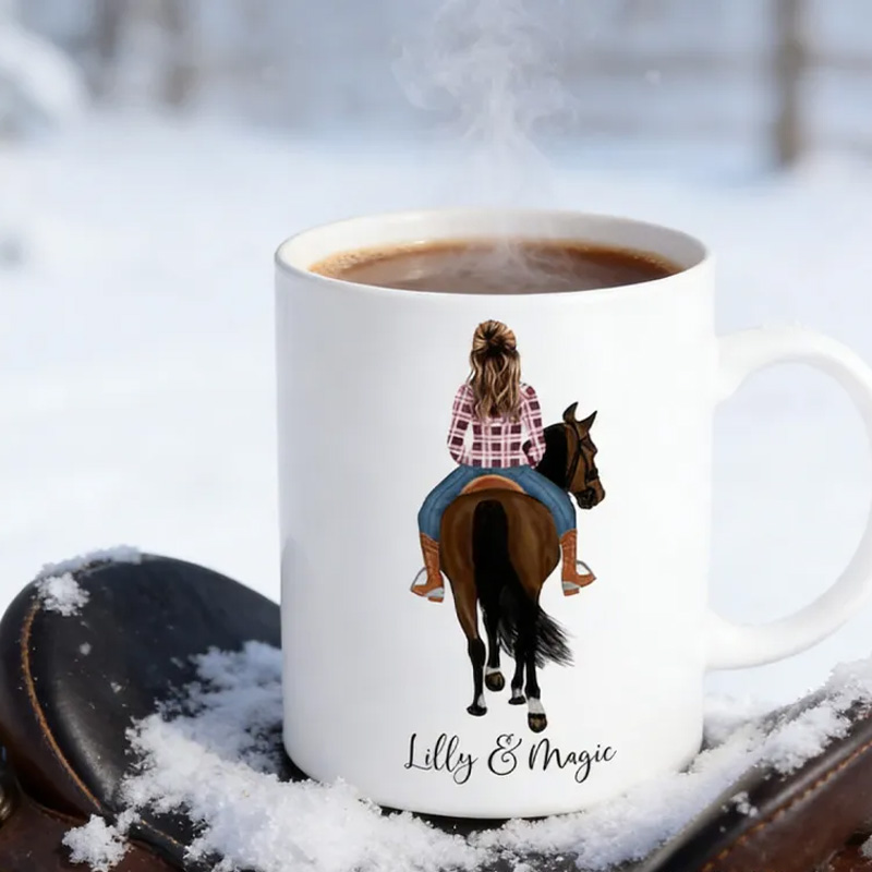 Personalized Horse Owner Mug Horse Riding Gift for Riding Lovers