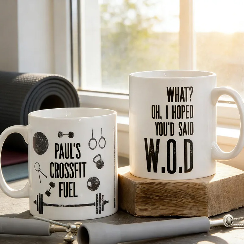 Personalized Crossfit Mug What I Hoped Youd Said WOD Fun Workout Gym Mug Fathers Day Gift for Gym Lovers