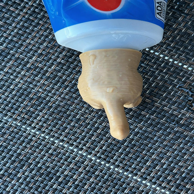 Personalized 3D Printed Dog Butt Toothpaste Pooper Top Quirky Gag Gift Funny Dog Butt Toothpaste Pooper Gift for Him 