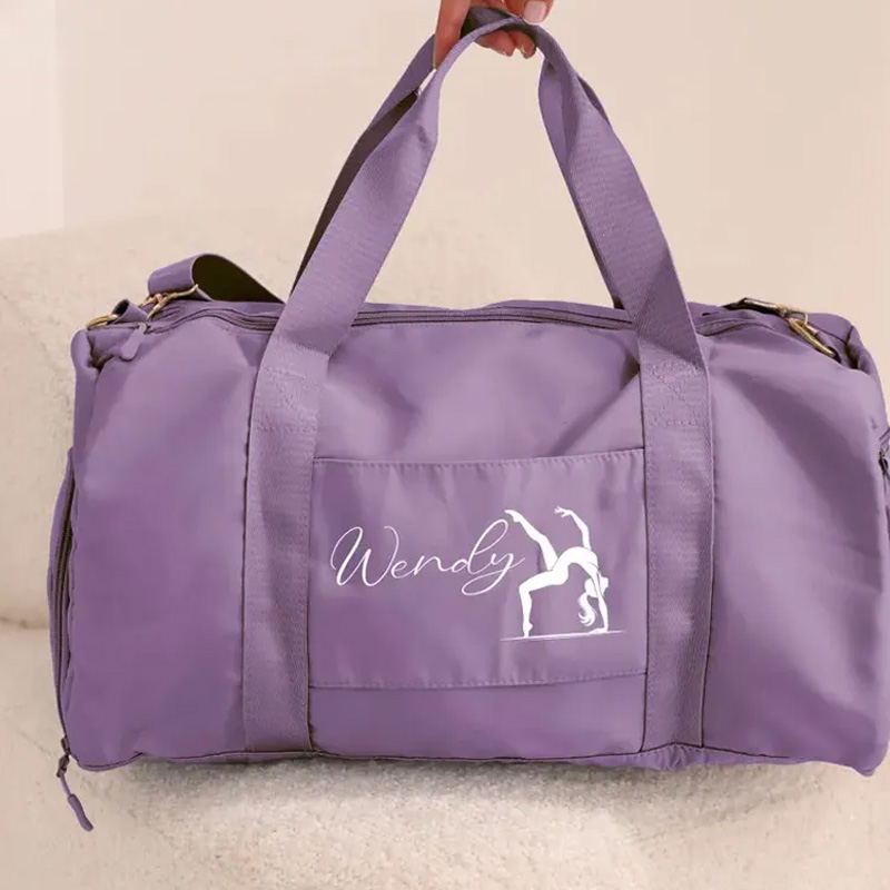 Personalized Gymnastics  Duffle Bag Name Gym Bag Initial Gym Bag Overnight Bag Birthday Christmas Gift for Fitness Lovers
