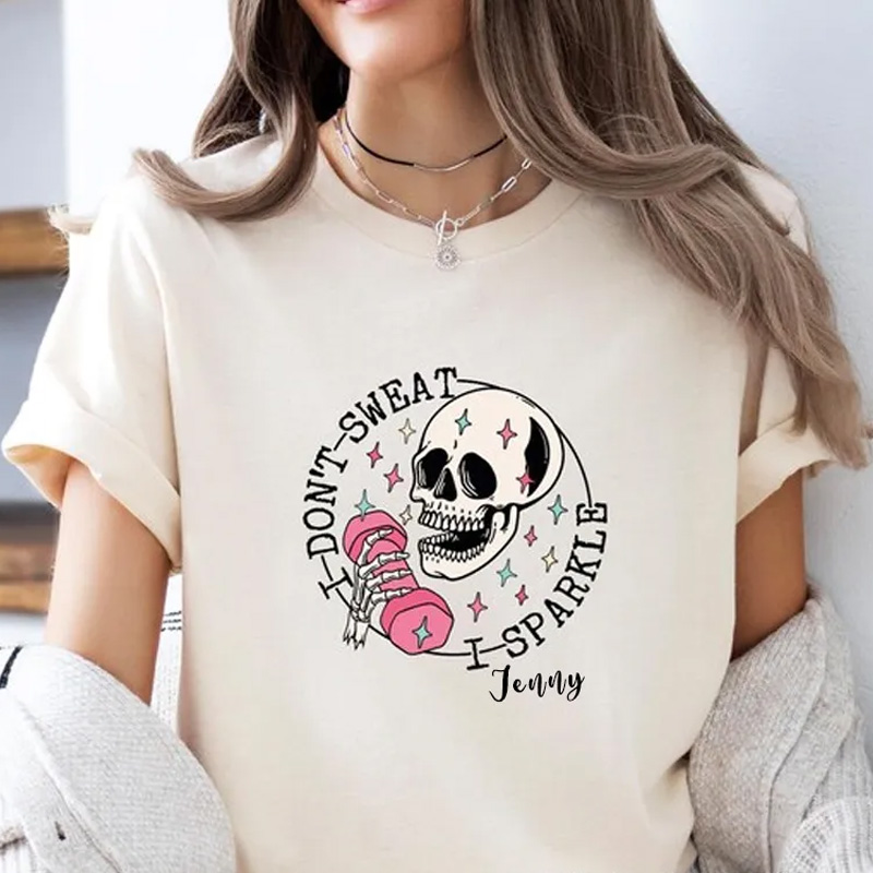 Personalized Gym Classic T-Shirt Gym Lover Shirt Sparkle Shirt Funny Gym Mental Health for Fitness Enthusiasts Bodybuilders and Gym Lovers