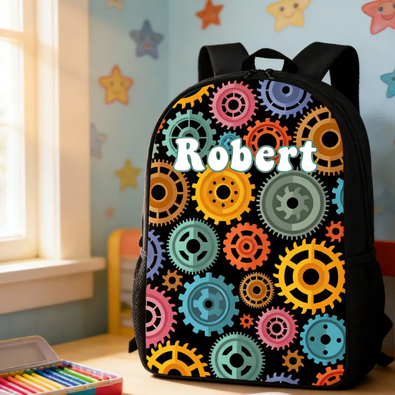 Personalized Custom Name for Kids Back to School Gift Bicycle Kids Boy And Girl Riding Bike for Riding Lovers