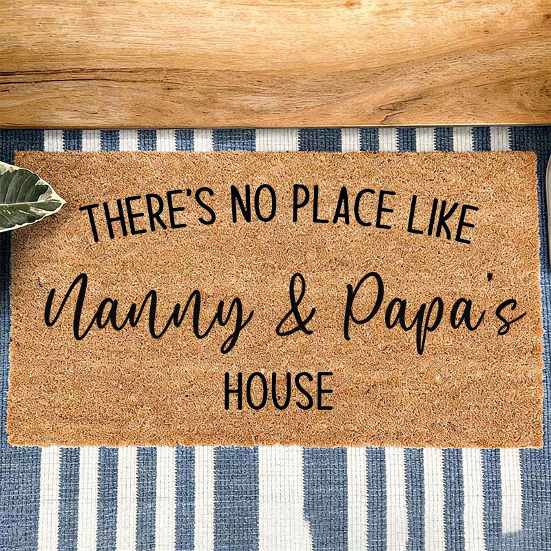 Personalized Grandparents Welcome Mat New Home Gift Housewarming Wedding Gift for Couples Christmas Gift for Family