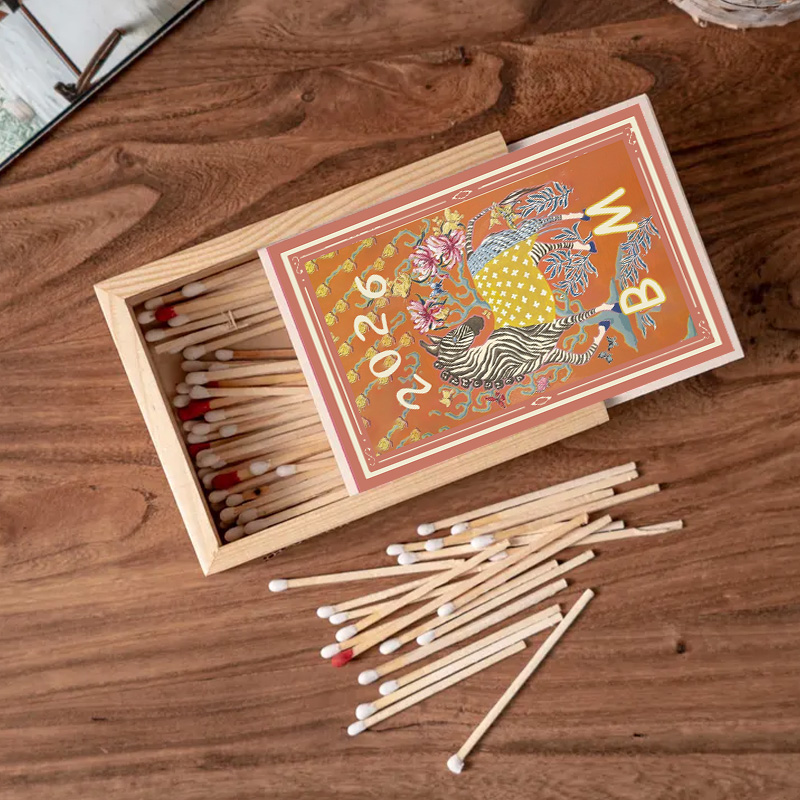 Personalized Floral Horse Matchbox Large Engagement Gift Wood Matchbox for Couples Wedding Gift for Equestrain Lovers