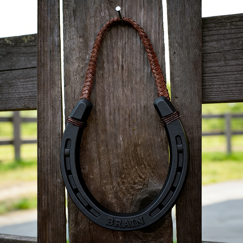 Personalized 3D Print Housewarming Gift Lucky Horseshoe Door Anniversary Good Luck Charm New Home Gift Wall Decor for Equestrain Lovers