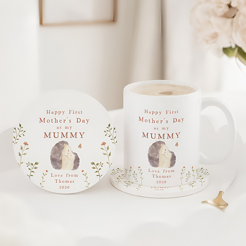 Personalized Mother's Day Ceramic Gift Set for New Nana Nanna Nannie Nanny Nan First Mothers Day Nana Mug & Coaster Gift