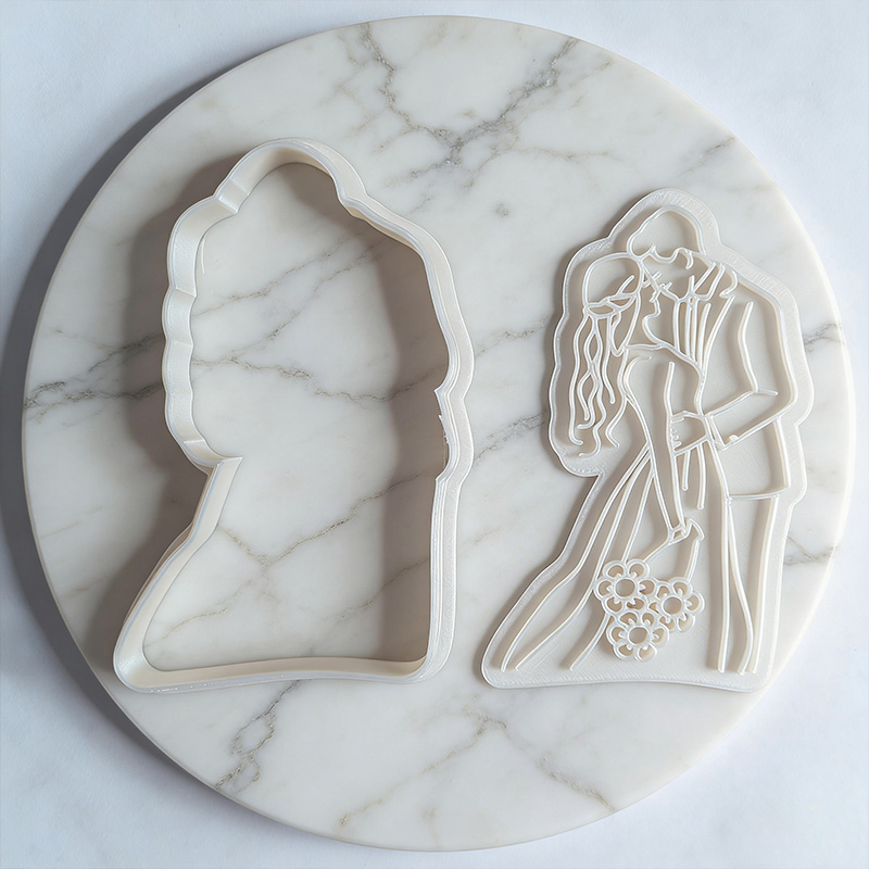Personalized Couple Face Photo Cookie Cutter Wedding Cookie Cutter Guest Gift Idea Custom Newlywed Couple Face Cookie Gift Wedding Favor
