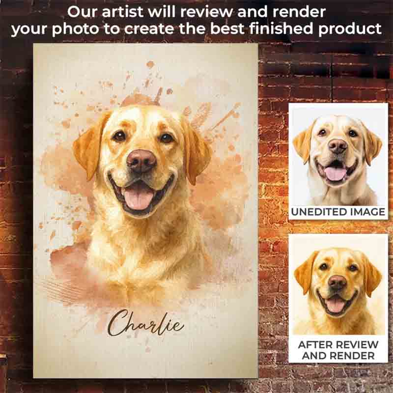 Personalized Pet Lover Pet Memorial Sympathy Gifts for Dogs Pet Portrait