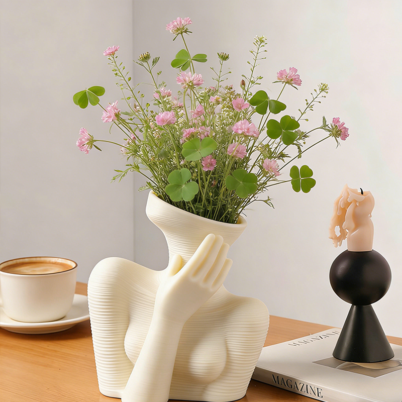 Personalized Nordic Woman Body Vase 3D Printed Elegant and Noble Home Decor Gift for Her