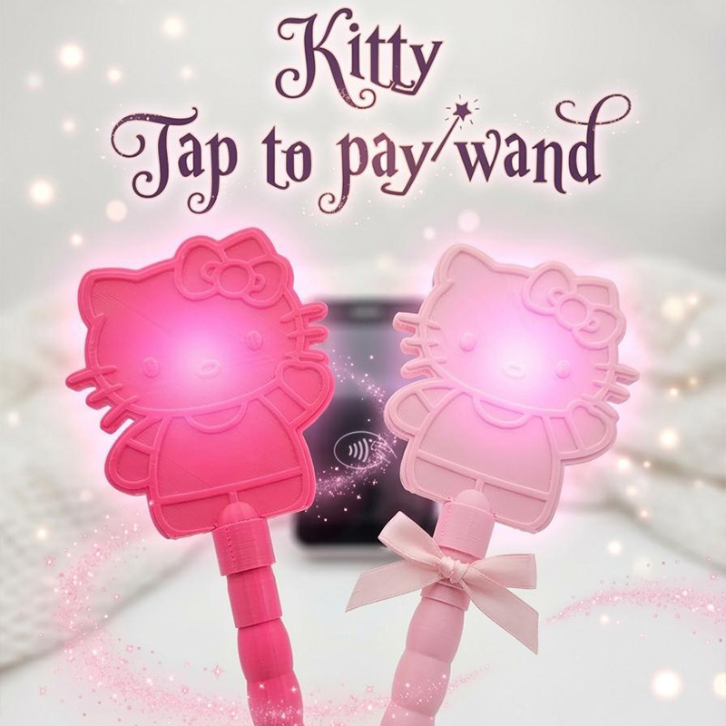 Hello Kitty Pay Wand – Adjustable Credit Card Holder for Payments