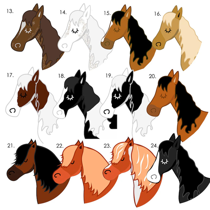 Personalized Horse Bridle ID Tag Equine Charm Aluminium Gift for Equestrain Lovers