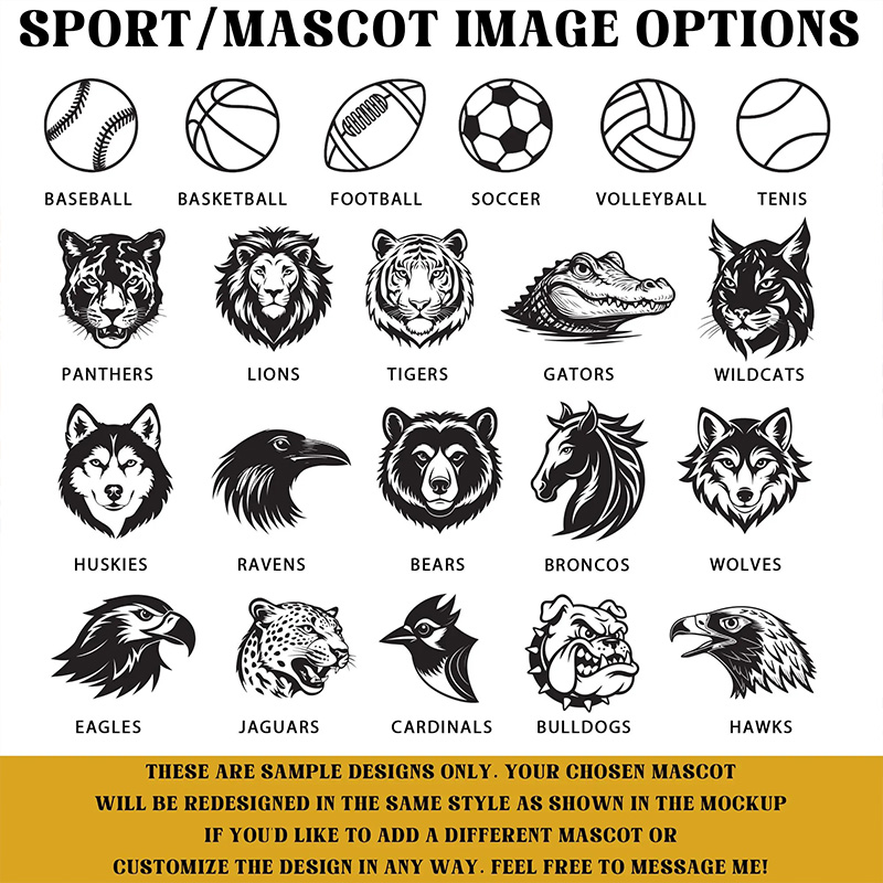 Personalized Sport Mascot Shirt Floral School Spirit Tee for Game Day