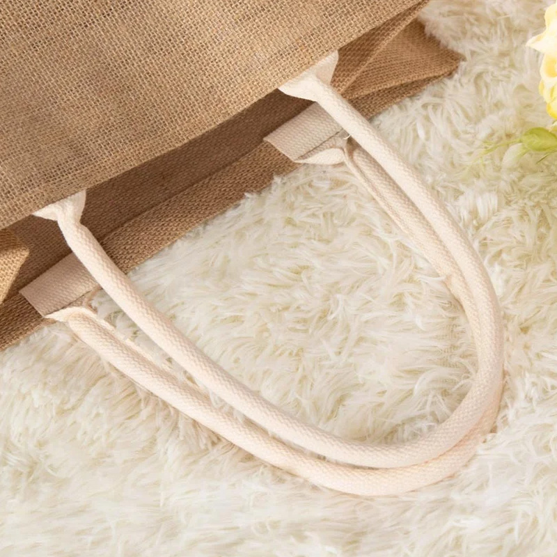 Personalized Birth Flower Horse Burlap Reuseable Jute Tote Bag with Name Birthday Gift for Riding Equestrian Lovers