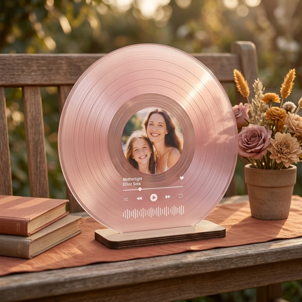 Personalized Mother's Day Record Photo Ornaments Custom Phote Capture Heartwarming Moments Gift for Mom