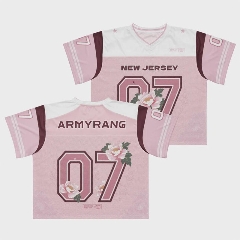 Personalized BTS Fans Crop Jersey K-Pop Member Crop Jersey New 2026 World Tour BTS Mixed Mesh Jersey Gift For Fans