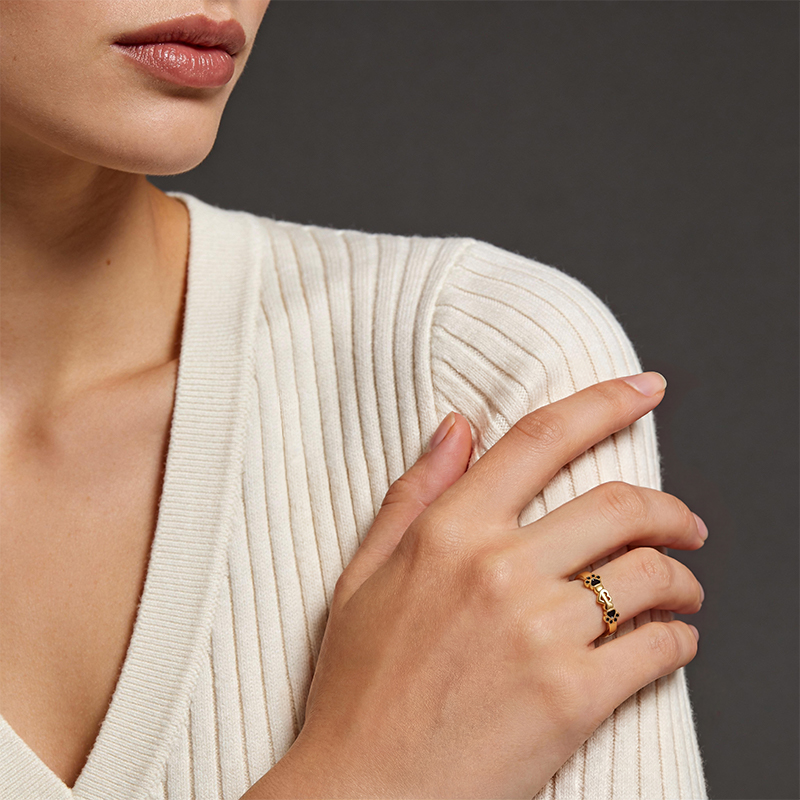 Personalized Bone and Heart with Dog Paw Ring Personalized Pet Lover's Jewelry in Sterling Silver