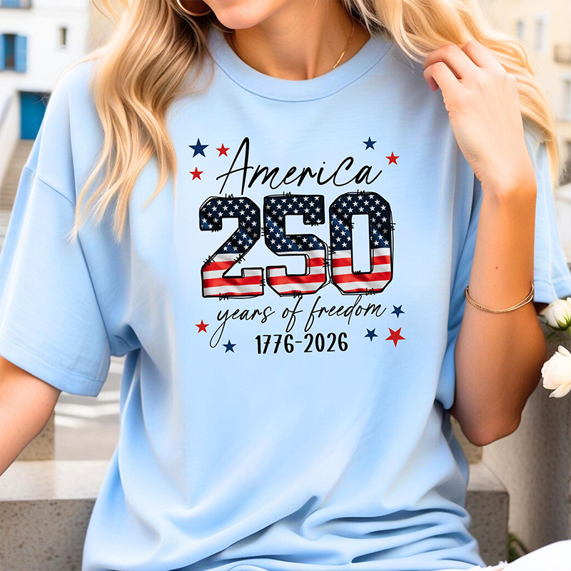 Personalized USA 250th Anniversary Family Shirt 4th July Tee USA 250th Anniversary Independence Day Shirts 4th July 250th Year Shirts 4th July Family Shirts