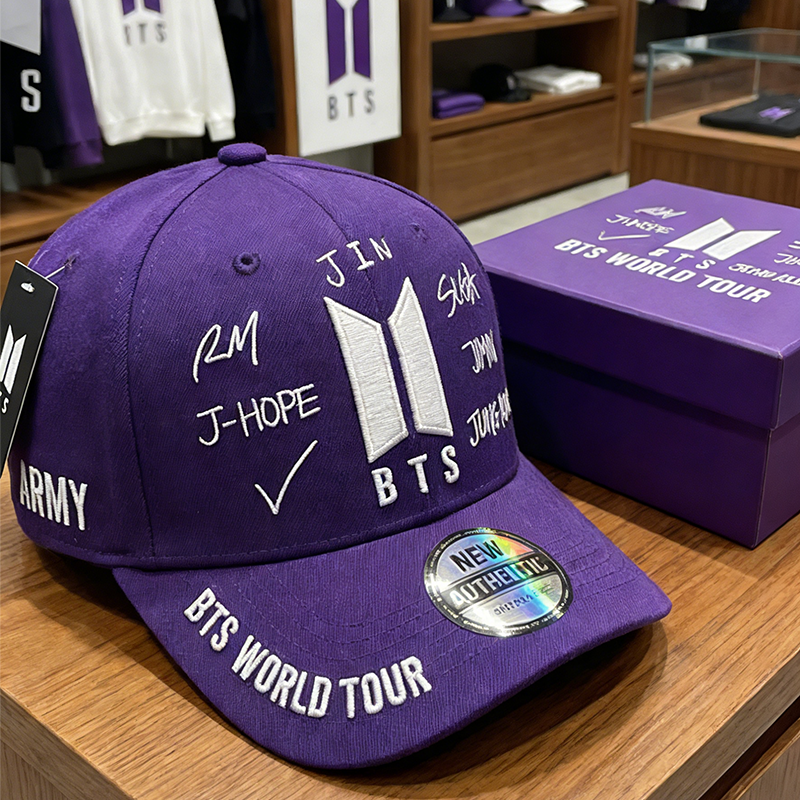 Personalized BTS World Tour Hat Cap Kpop Army Merch 2026 Edition Wash Cap Gift for ARMY Fans