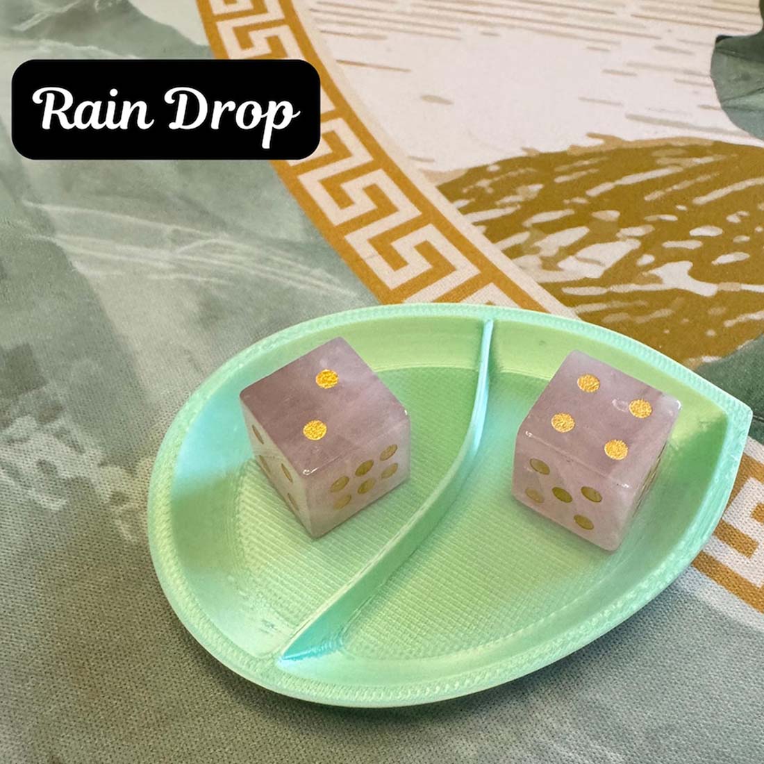 3D Printed Mahjong Trinket Dish Game Night Dice Tray Accessory