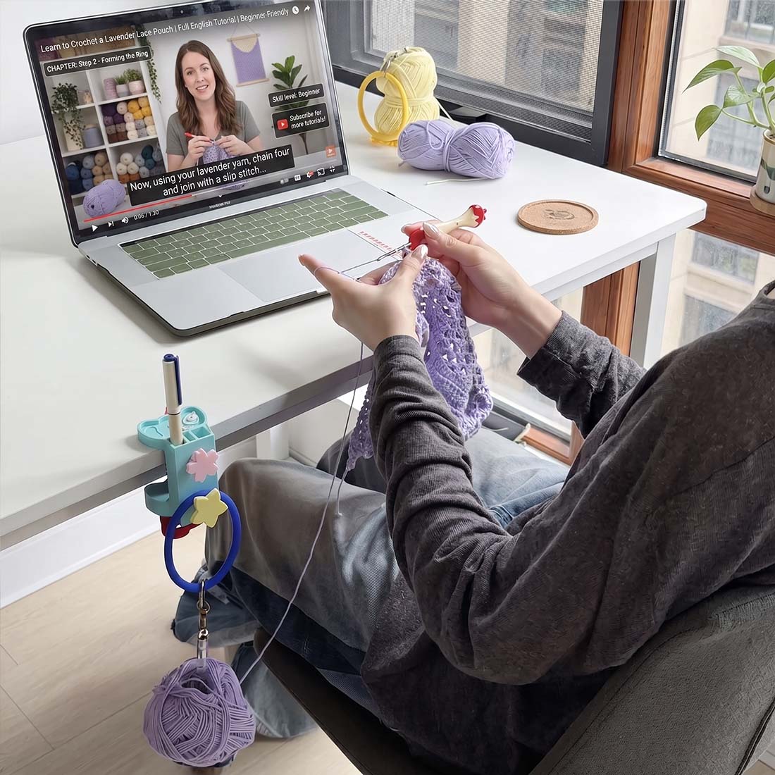 Elephant Desktop Clip Fixing Clip Desktop Storage Hook Student Dormitory Elephant WireCutter