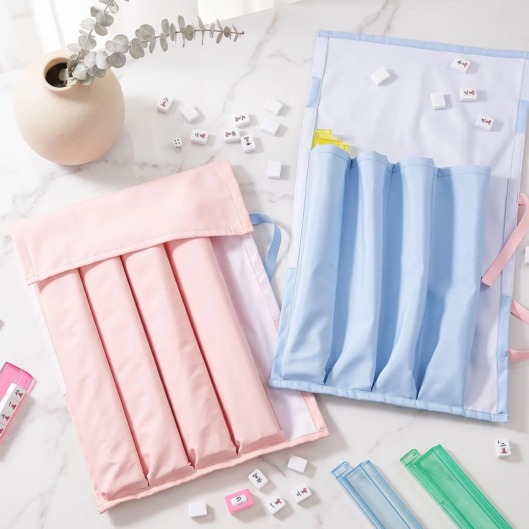 Personalized Mahjong Racks Storage Bag Custom Embroidery Monogram Mahjong Game Night Accessory Gift for Mahjong Lovers