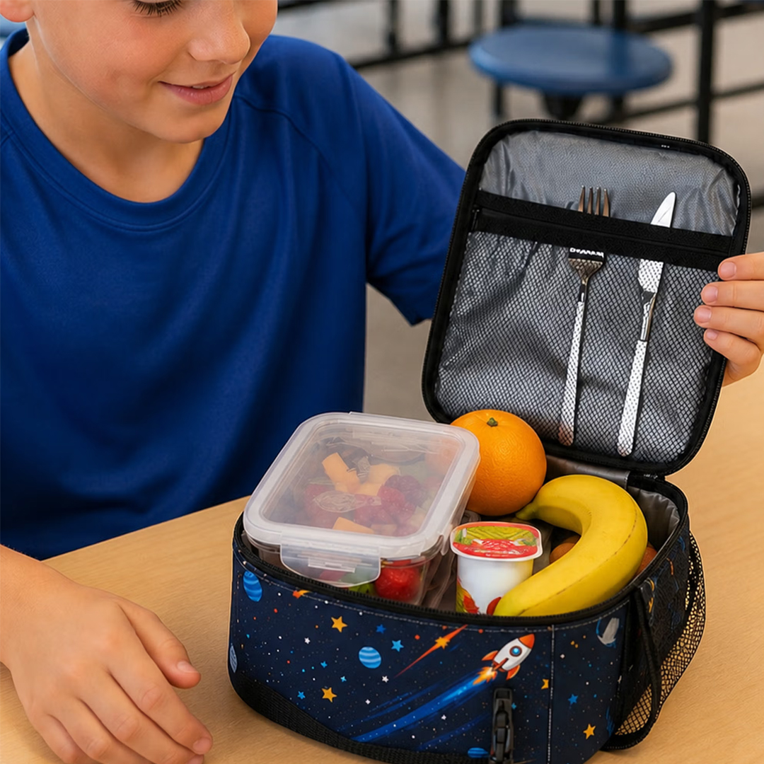 Personalized Soccer Theme 3D Cartoon Character Lunch Bag with Photo and Name Back to School Birthday Gift for Boys Girls