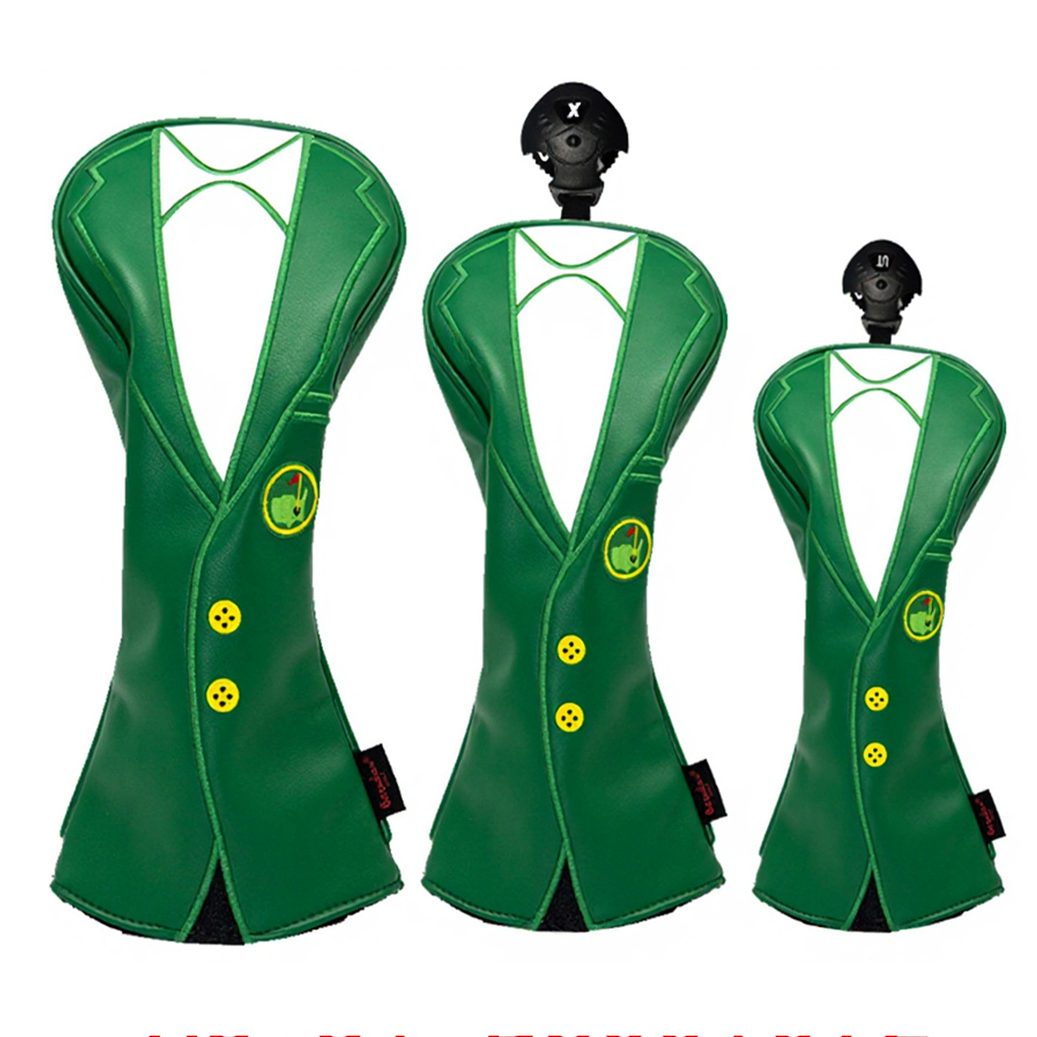 Golf Club Headcovers Set 5 Styles Gift for Golf Lovers
