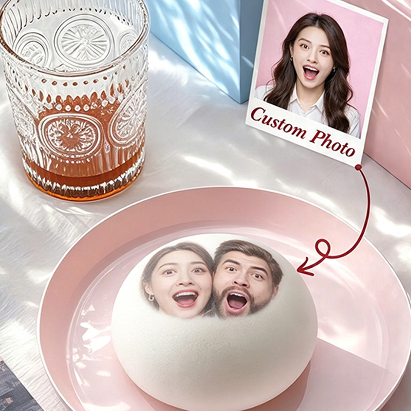 Personalized Bachelor Party Funny Gift Face Stress Ball Personalized Photo Squishy Bun Funny Desk Fidget Toy Gift for Wife from Husband 