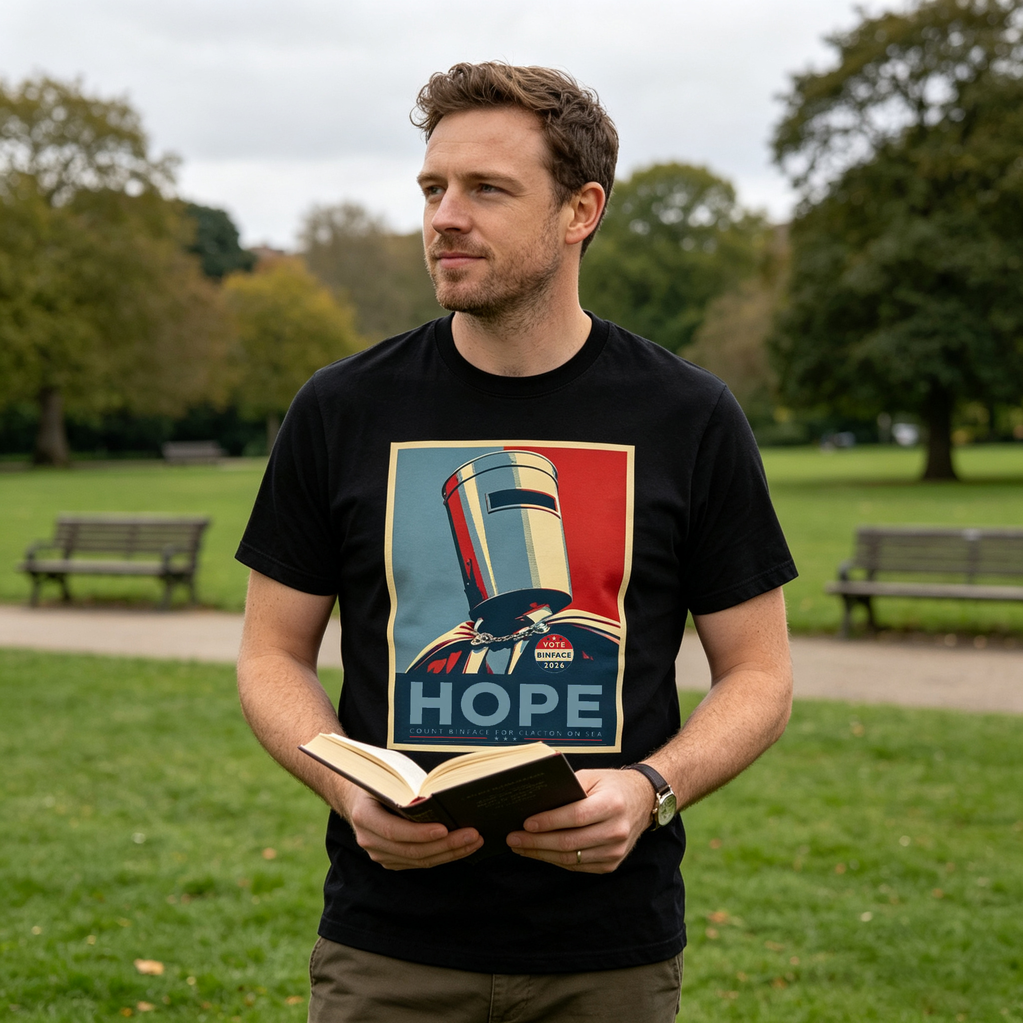 Count Binface Classic T-Shirt Vote Binface Clacton British UK Tee Anti Farage Shirt