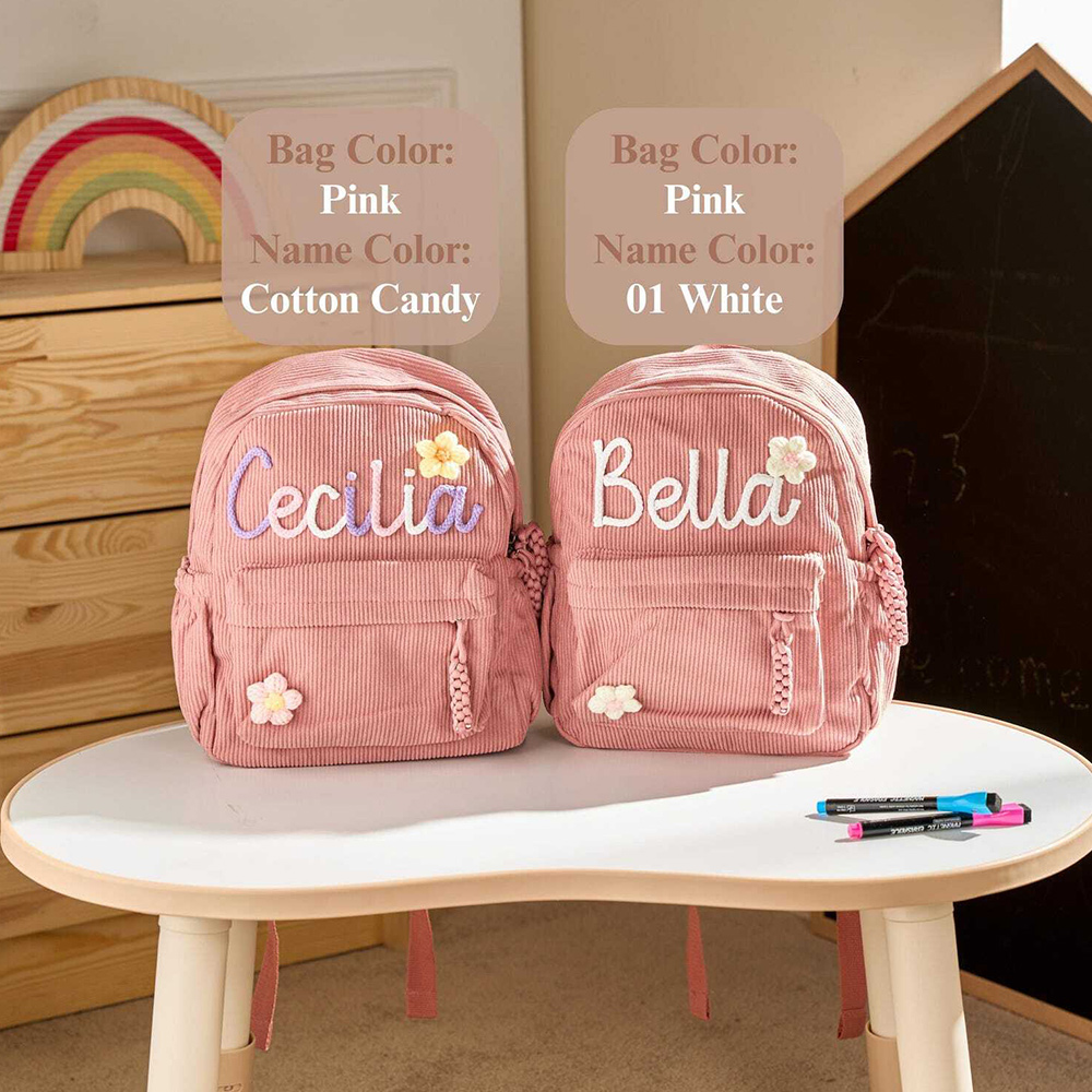 Personalized Toddler Backpack With Name Kindergarten Gift Back to School Summer Camp Bag Kids Preschool Bag