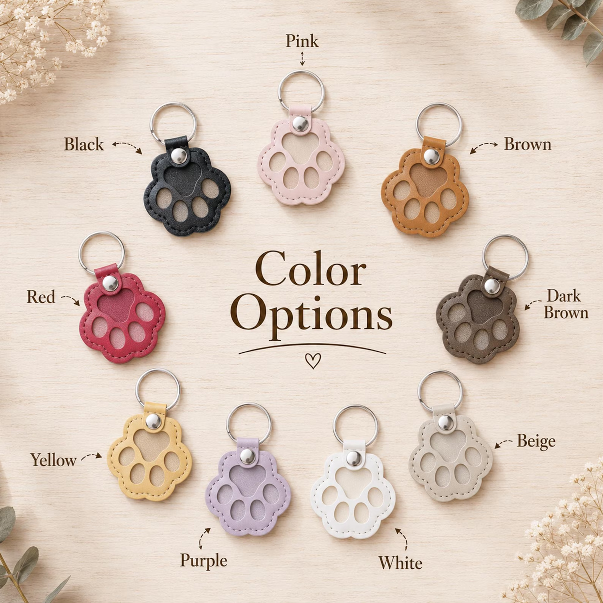 Personalized Pet Fur Keepsake Keychain Custom Dog Cat Memorial Keyring, Pet Hair Holder Paw Print Photo Charm Pet Loss Gift