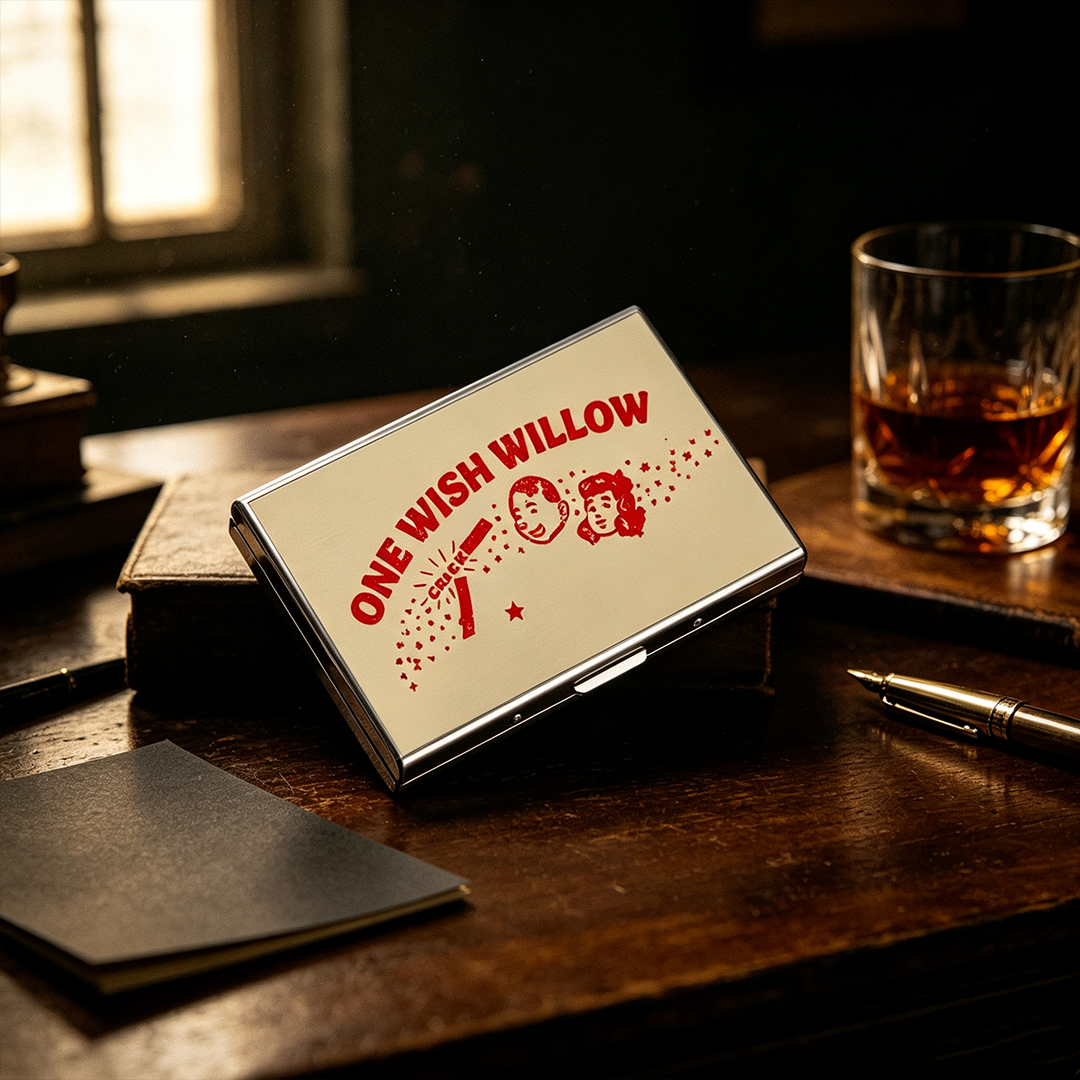 Obsession One Wish Willow Metal Cigarette Case for Movie Fans