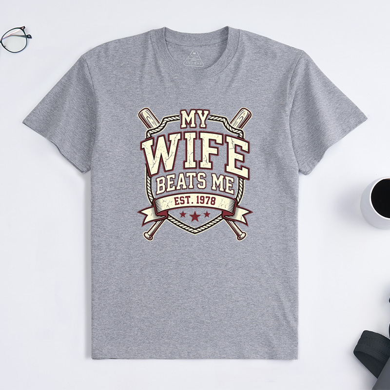 Personalized My Wife Beats Me Shirt Vintage Husband And Wife Shirts Husband Shirt For Men Funny Husband Shirt Funny Husband Gift