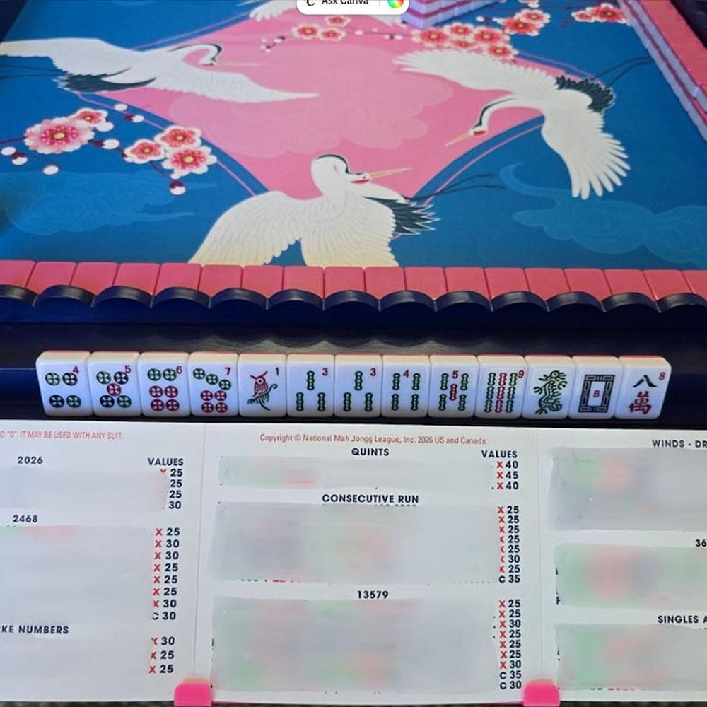 Mahjong Card Holder for Edge of TableHands Free Card Holder Mahjong Accessories Mahjong Mat