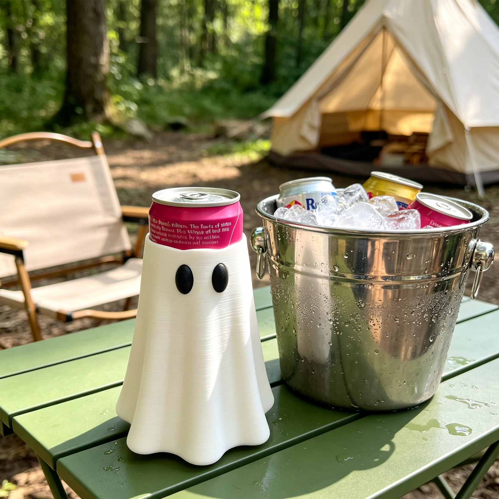 Ghost Can Sleeve Bundle and Can Opener