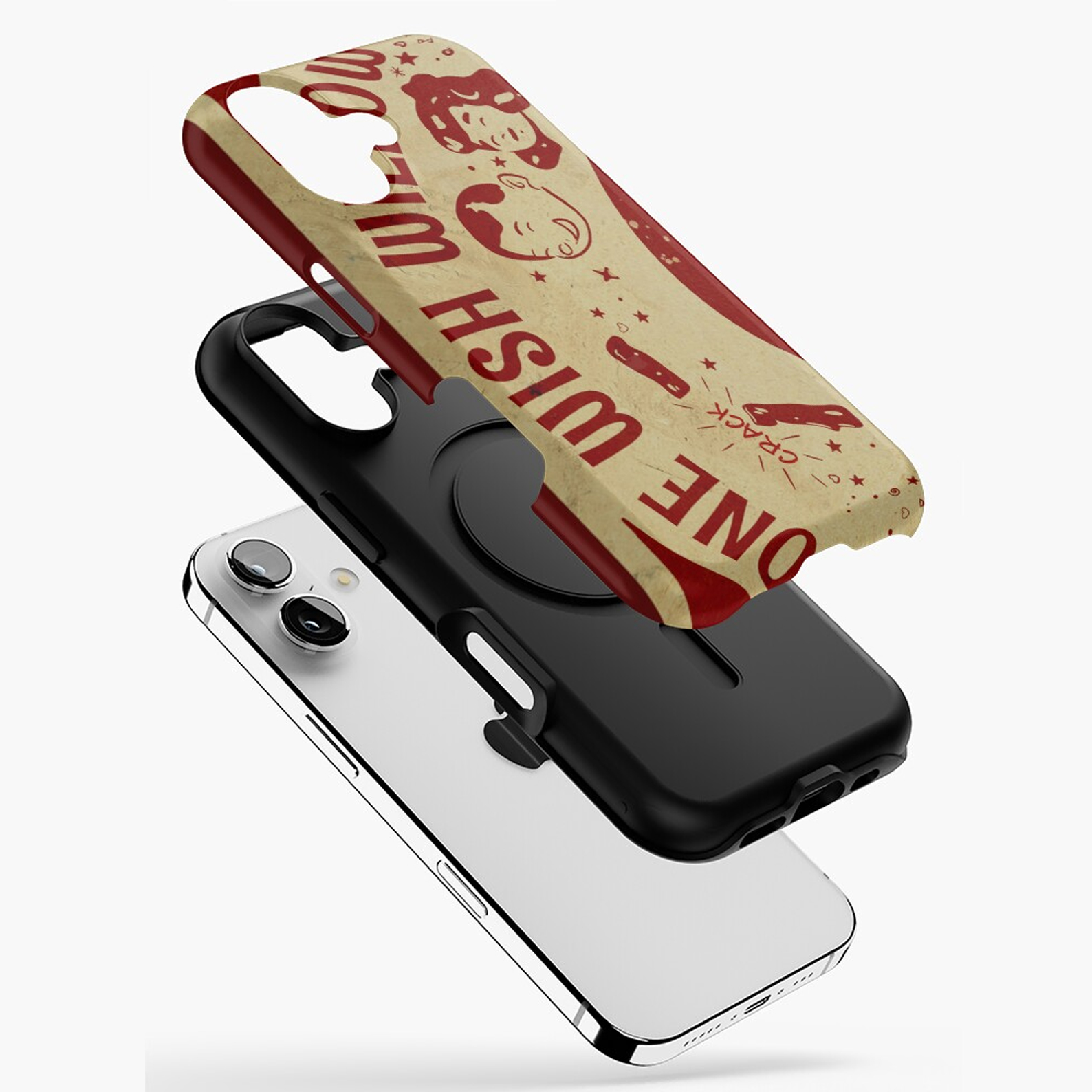 Retro Wish Stick Phone Case Gift for Movie Fans