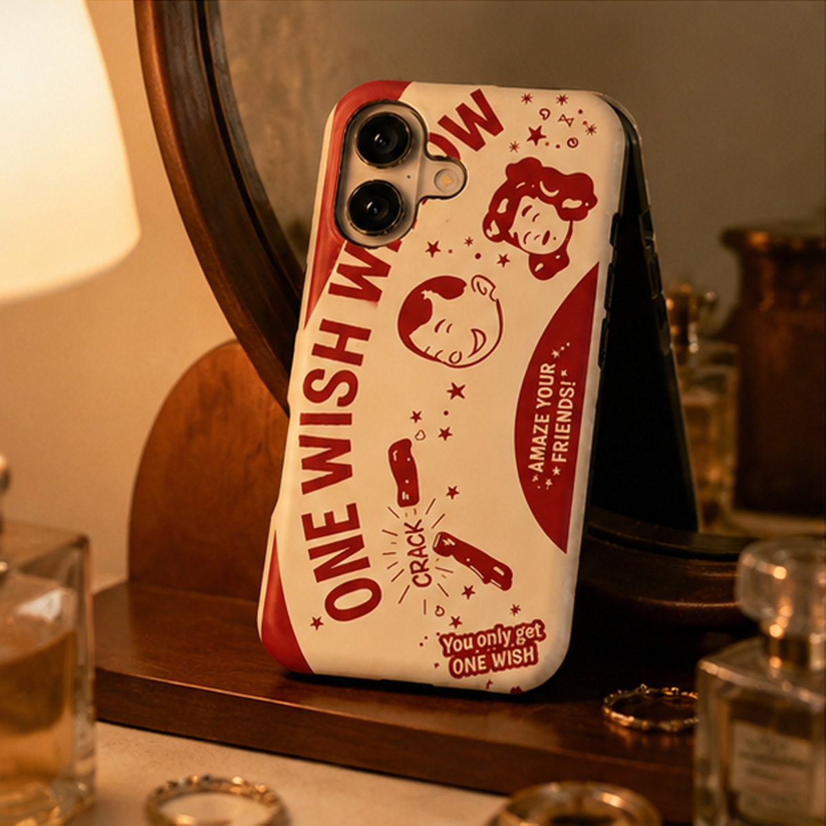 Retro Wish Stick Phone Case Gift for Movie Fans