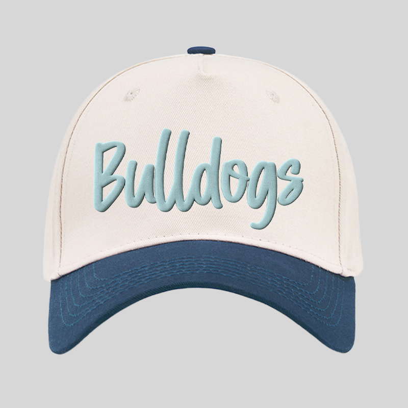 Personalized Campus Mascot Two Tone Baseball Caps Mascot Name Caps Back to School Gift