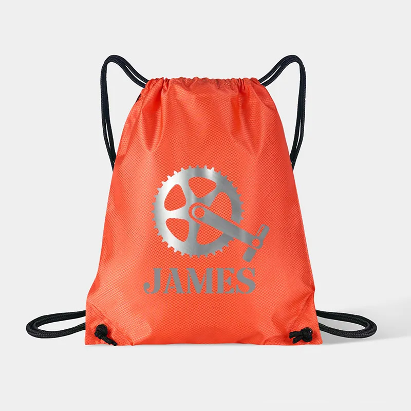 Personalized Gear Riding Drawstring Bag Team Sports Backpack Bags for Cycling Lovers