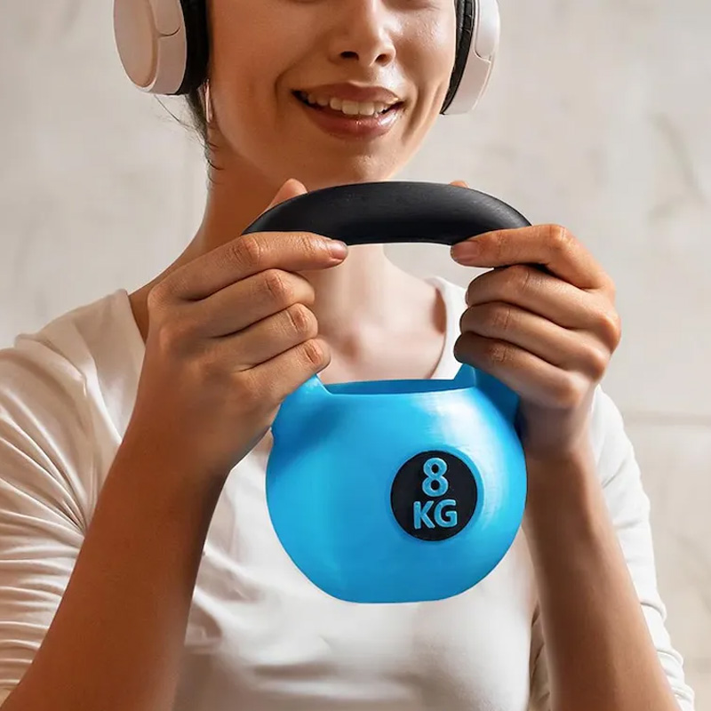 Personalized Text Kettlebell Pencil Holder 3D Printed Kettlebell Desk Organizer Gym Accessory Housewarming Birthday Gift for Fitness Lover